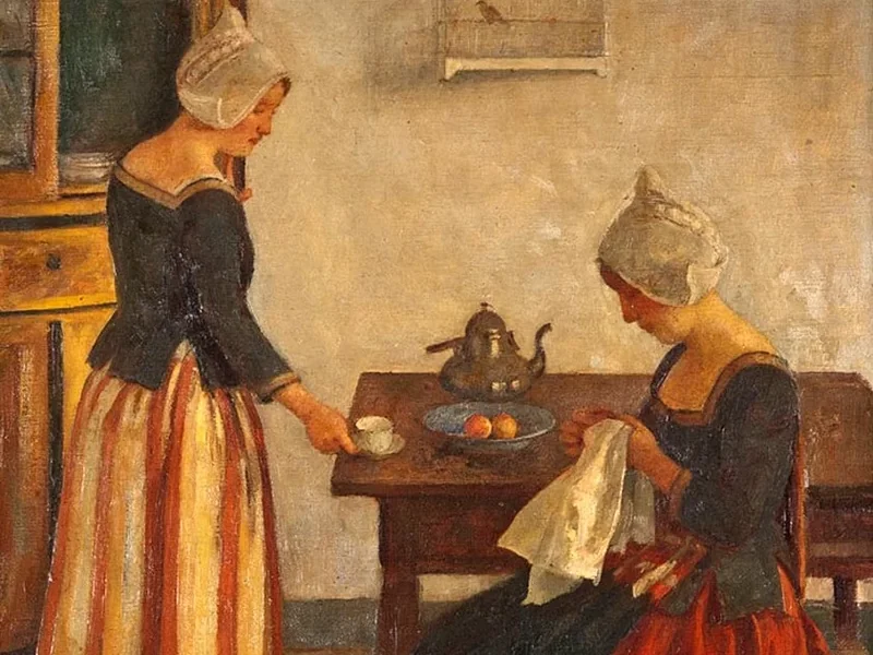 1877-Carl Schmitz - Pleis - Scena di genere
